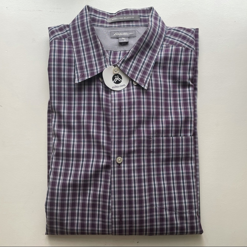 Eddie Bauer Men’s Long Sleeve Button Down Shirt